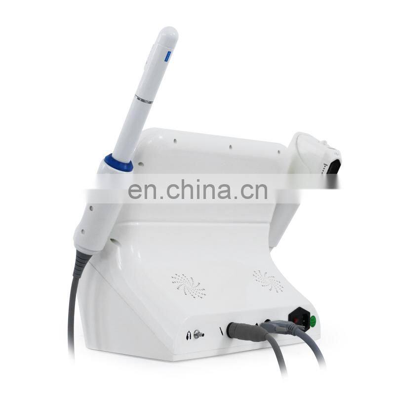 Portable 4d 12 lines 2 in 1 machine for anti-aging wrinkle removal and vaginal tightening