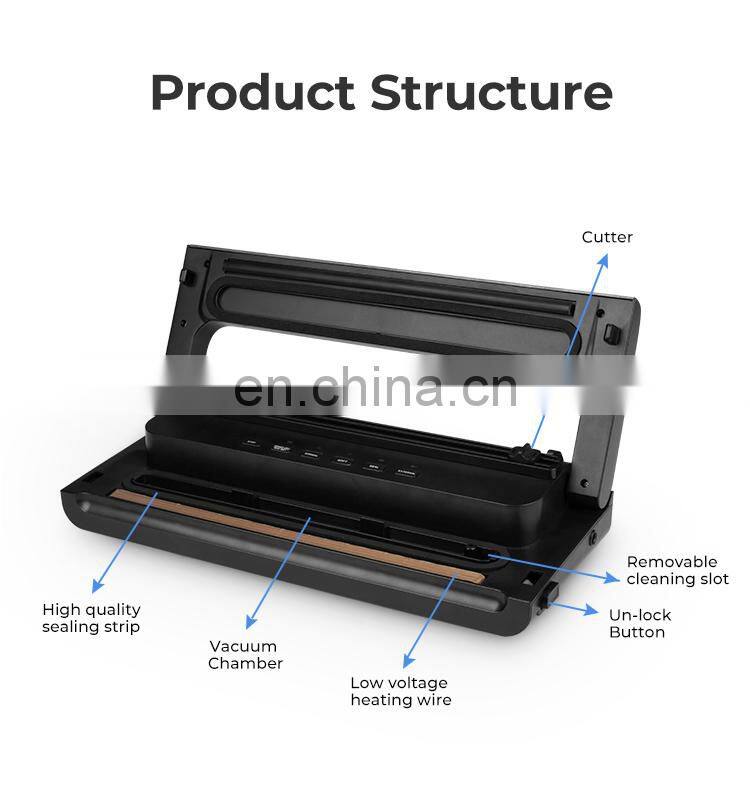 Home Use Food Saver Handheld Kitchen Cooking Multi Function Automatic Vacuum Food Sealers