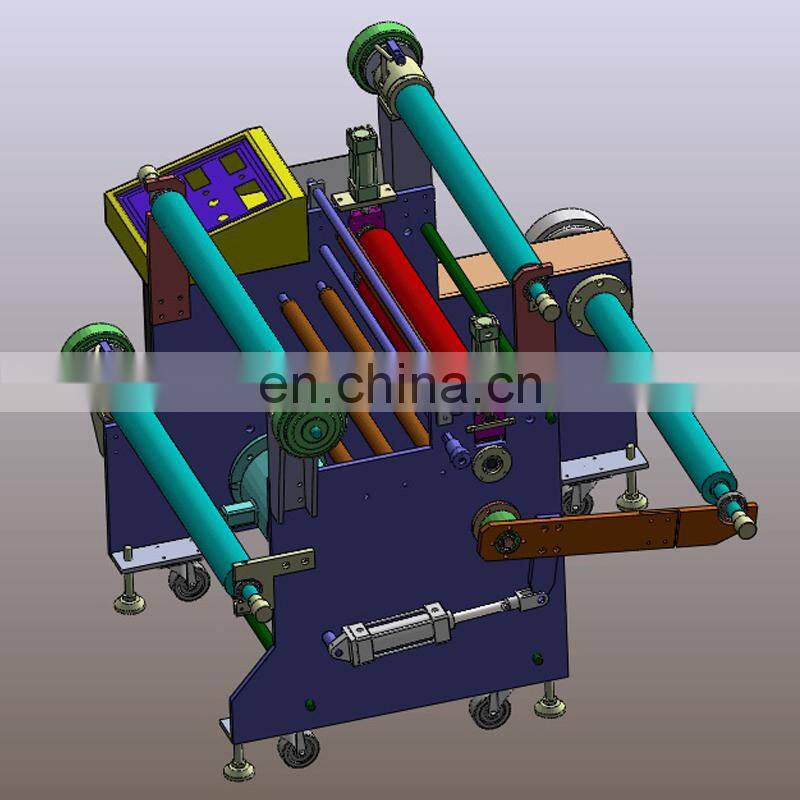 Silver foil 3M adhesive tape protective film laminating machine