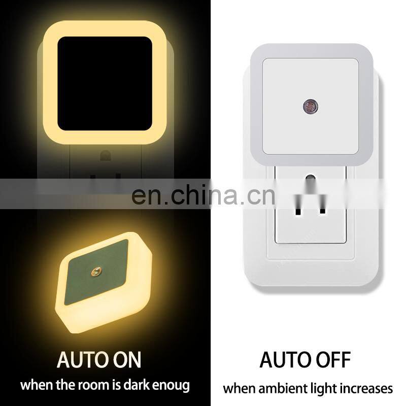 Hot selling Plug In Modern Dusk to Dawn Indoor Outdoor Sensor LED Wall Night Lights Lamps