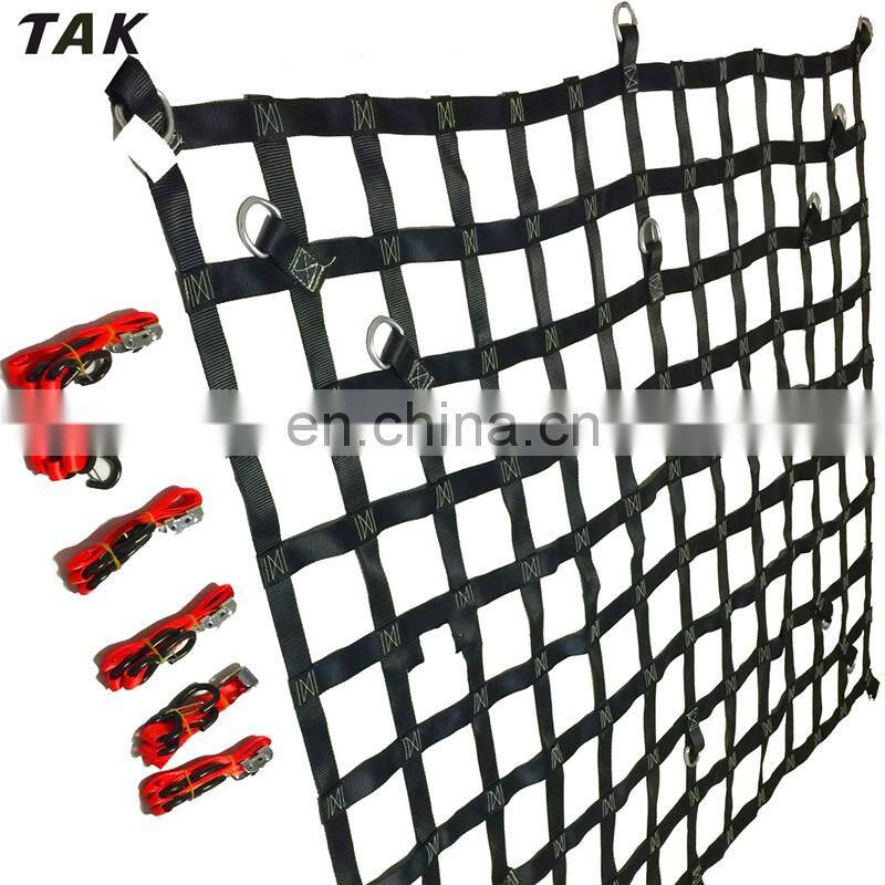 6x12 Heavy Duty Mesh Trailer Cargo Net For Truck Wire
