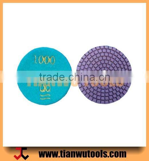 4" B grade diamond floor polishing pads
