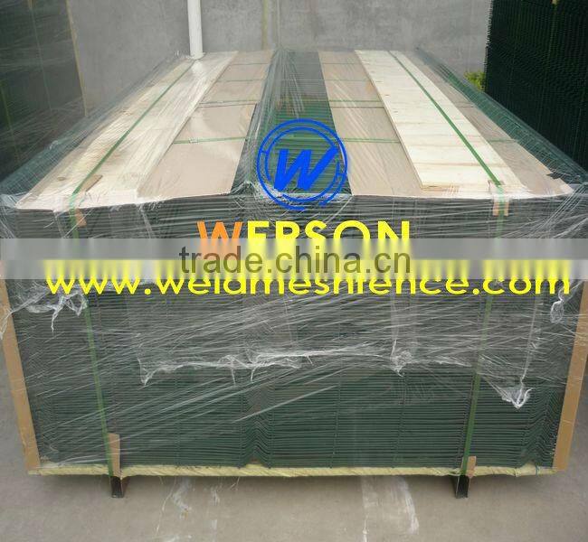 senke PVC coated weld mesh fence with bending-real goods manufacture ,exporter