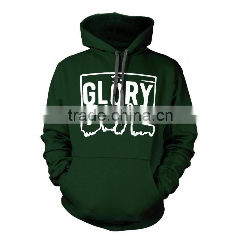 Premium Cotton Ring-Spun Fleece Hooded Sweatshirt