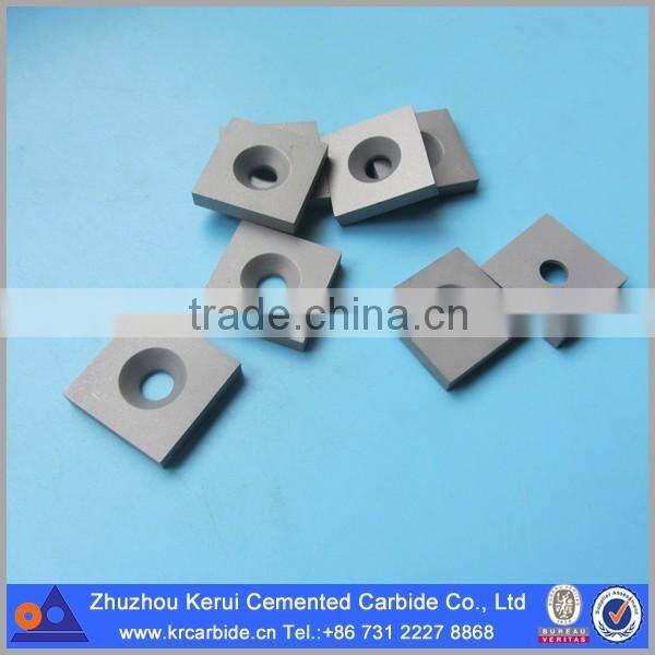 Blank of tungsten carbide shim plate for cutting hard materials like stainless steel, cast iron and wood etc.