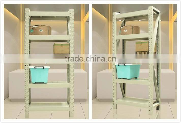 Fast delivery heavy duty warehouse rolled rack system 4 tier shelf