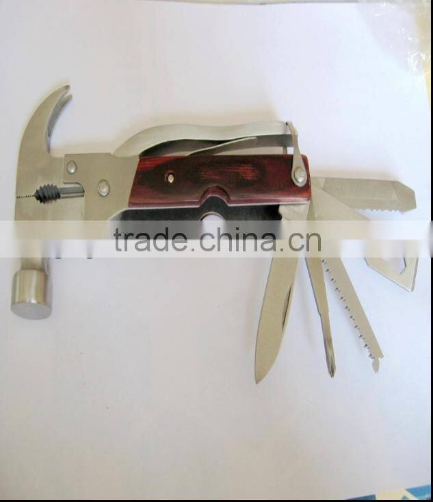 Stainless steel multi-function hammer with screwdriver