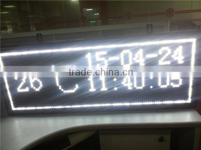 Single white color blue color LED Display for score board