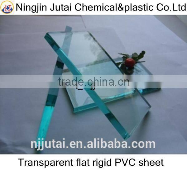 Transparent non-toxic flat rigid PVC sheet
