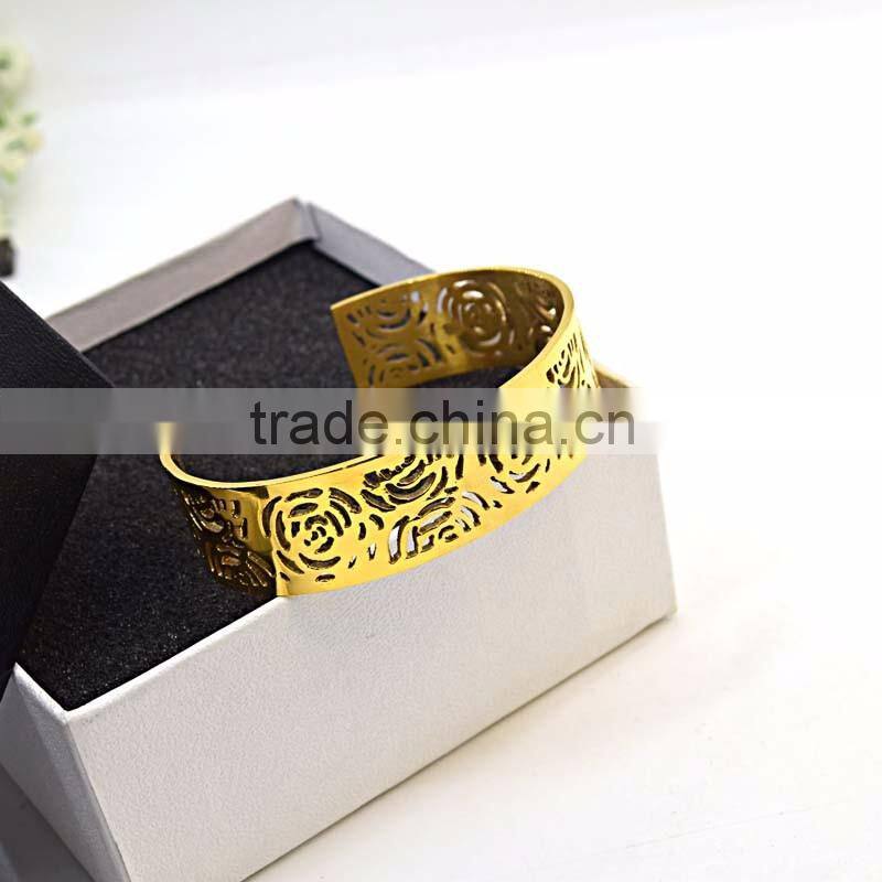 fashion jewelry cuff bangle girl stainless steel cuff bracelet