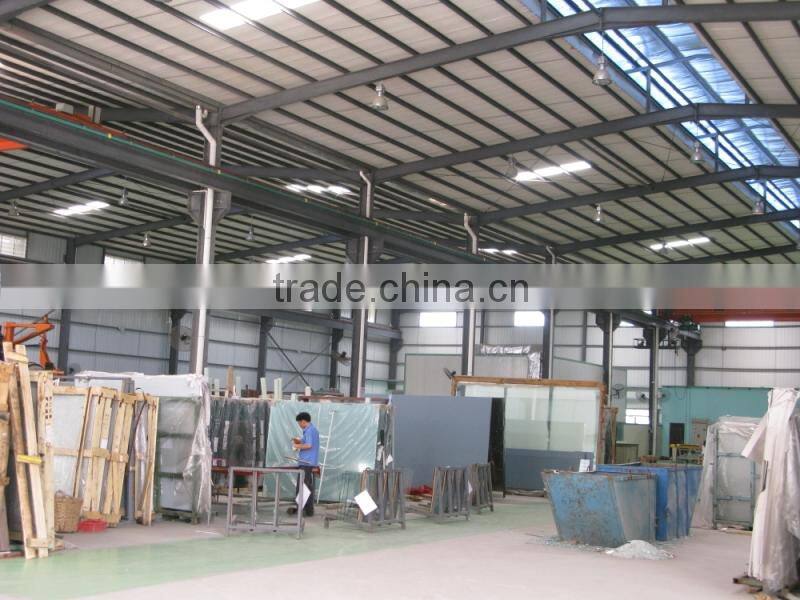 Guangzhou supply Popular silk sreem glass for table ,bus shelf with high quality