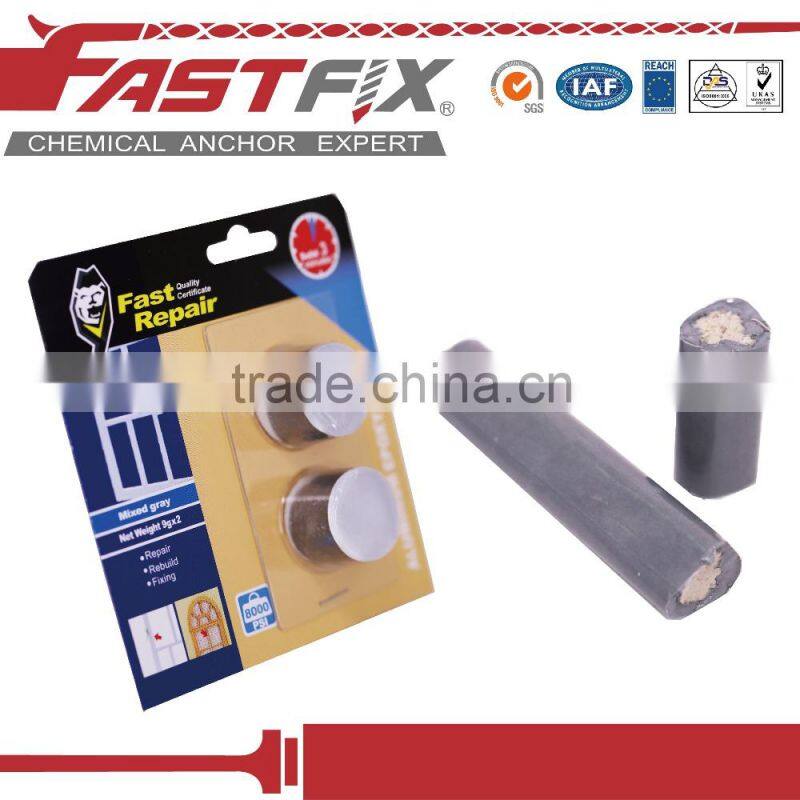 6g metal repair epoxy putty stick for aluminum profile
