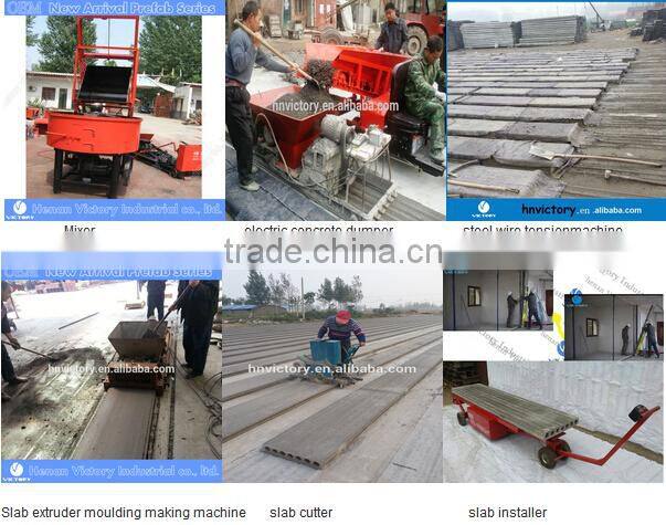 Precast reinforced concrete column extruder machine for small and medium business at home