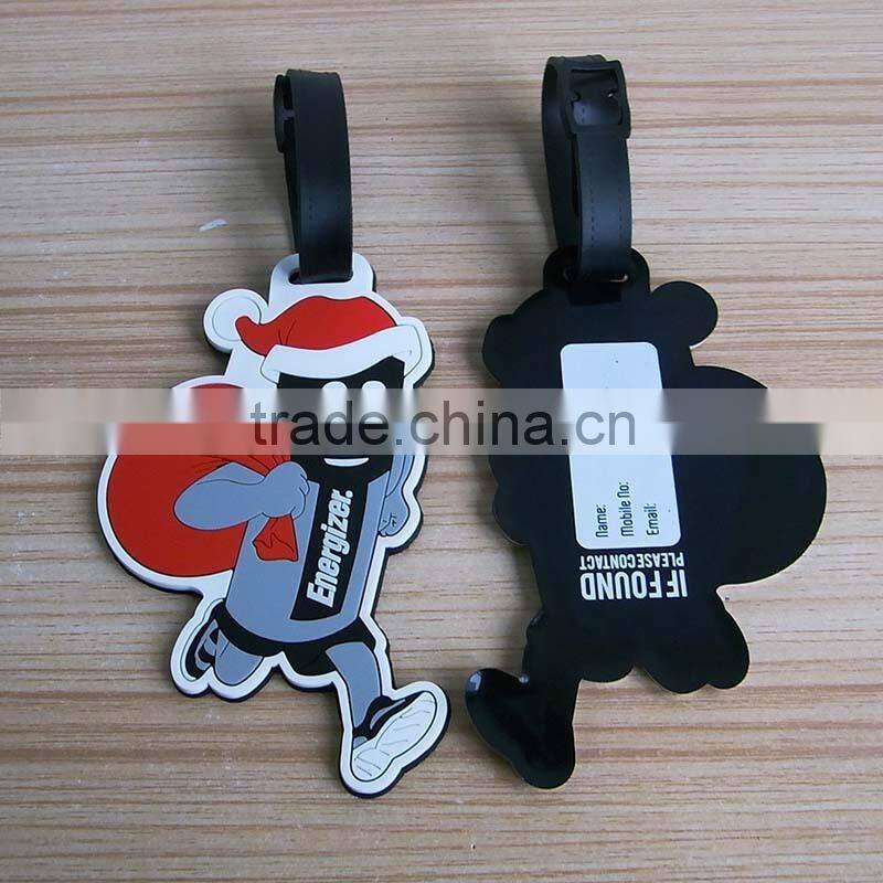 Offset Printed Logo Soft PVC Travel Name Label Luggage Tag - Promotional Gifts