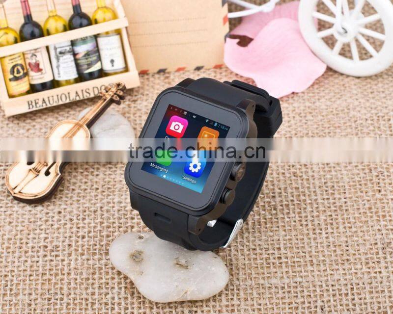 Top Android Smart watch phone with 3G WIFI GPS in 2015 smart watch 2015