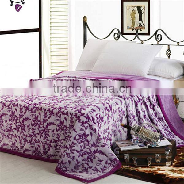 China supply Soft feel comfortable home blanket fleece