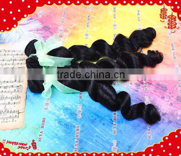 Queen full cuticle 5a grade virgin natural hair loose wave extension cheap brazilian human hair double drawn hair extension