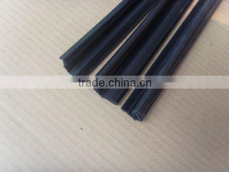 EPDM auto glass run channel with flock coating