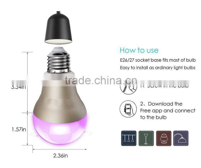 Hot new led bulb wifi type, 7W WiFi mini LED light bulbs