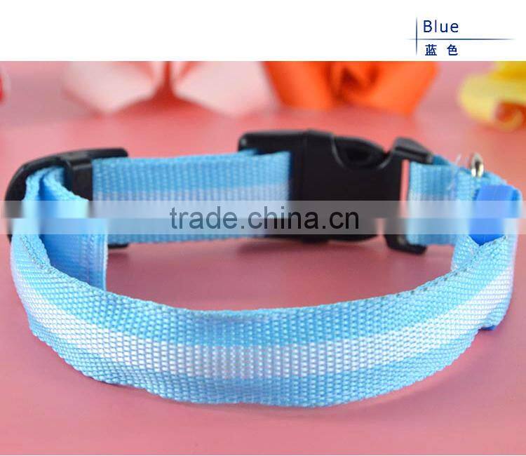 Chiristmas Flashing Light Up Bling LED Dog Collars