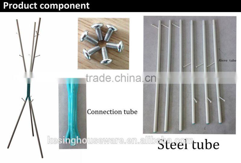 Pretty and Tree shape Steel matel balcony coat dryer rack