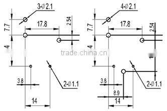 Automotive power relays mini PCB relay 5 pin 6 pin 12V 220V 30A WM690