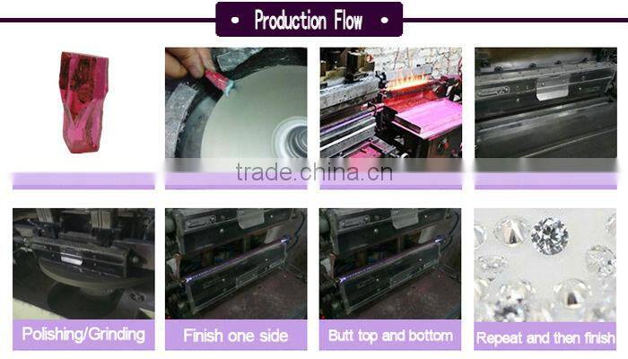 Wholesale 4*6mm oval 2# pink corundum stone