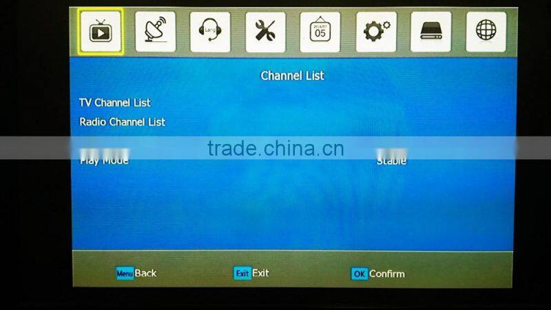 factory direct price hd 1080p dvb t2 s2 digital combo decoder auto roll powervu