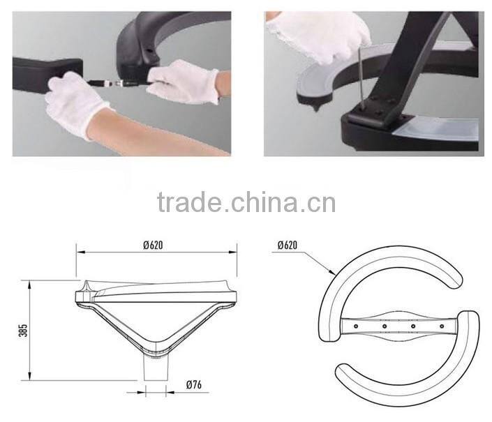 Urban LED garden lamp post with galvanized Q235 steel garden lamps offer for india basic construction