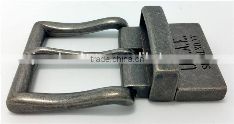 Hot cheap metal name plate belt buckles