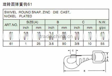 High Strength Dog Leash Snap Hook