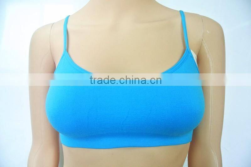 Shantou Factory Cheap Price Black Running Women Seamless Ladies Sports Bra