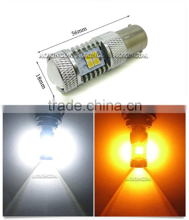 China Auto LED bulb lamp 1156 BA15S BAU15S PY21W 3030 14SMD 900 lumen
