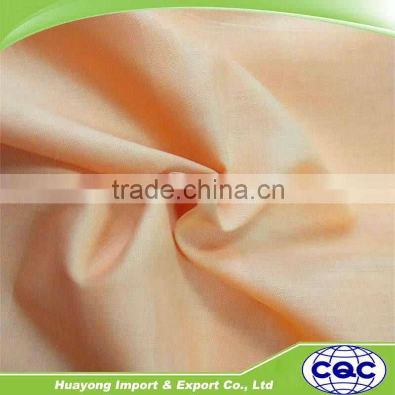 China factory polyester cotton lining fabric dress lining men's t shirt fabric