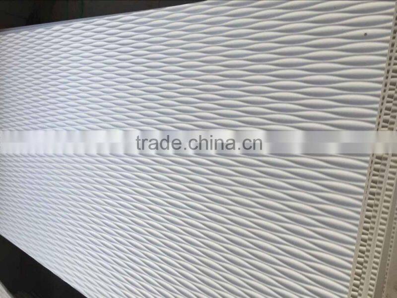 4x8 size waterproof PVC embossed foam board for Decoration embossed board