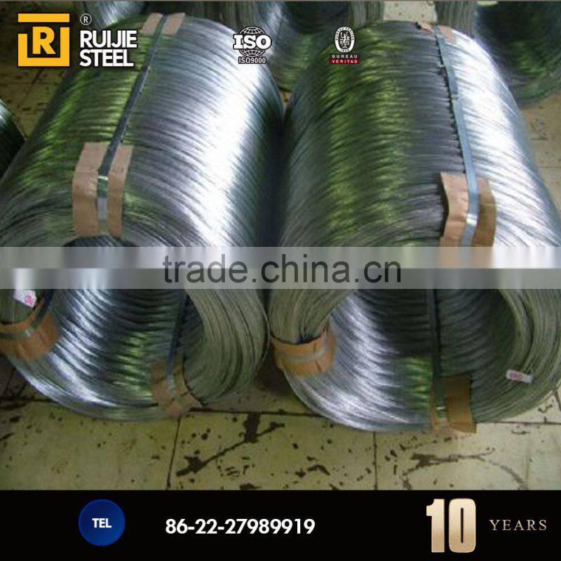 hot dipped galvanized wire for vineyard/green house