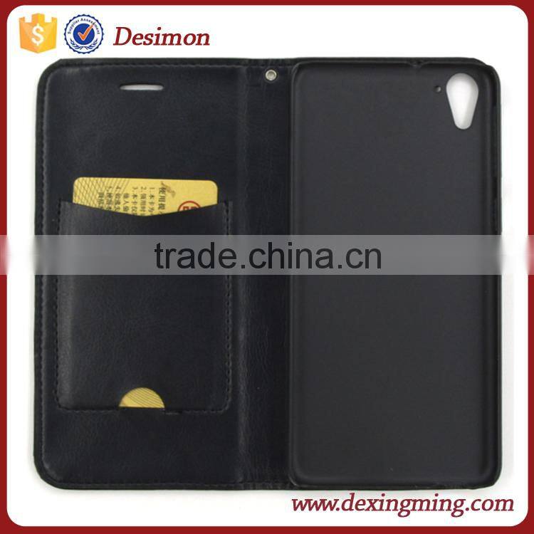2015 China New Crazy horse cover For HTC Desire 826 leather case with many colors