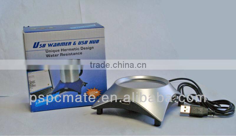 USB Cup Warmer With 4 port usb hub