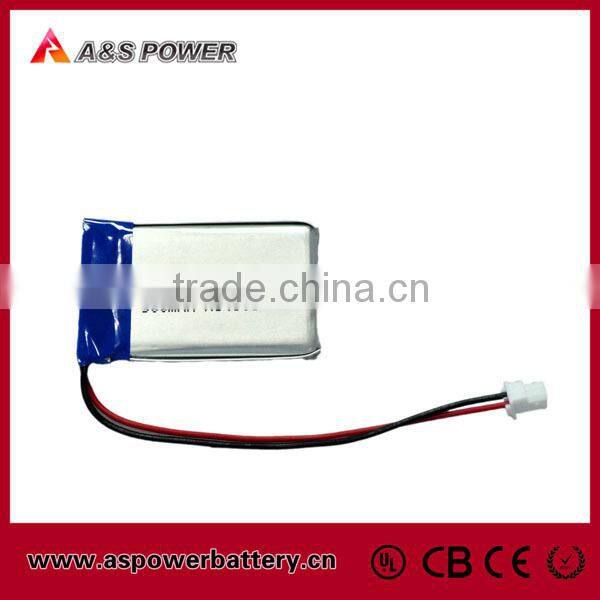 rechargeable li polymer battery made in china lipo 3.7V 850mAh battreis for MP5 P603048