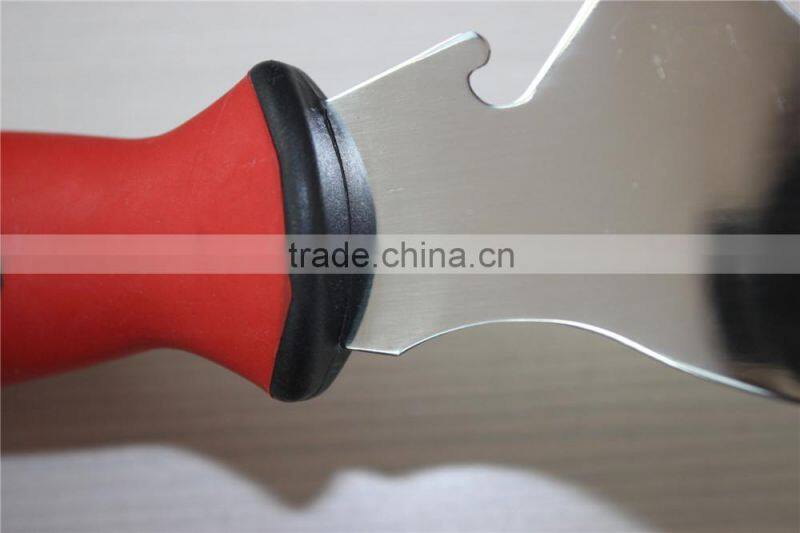 6 in 1 Multifuction putty knife / wall scraper / stainless steel blade