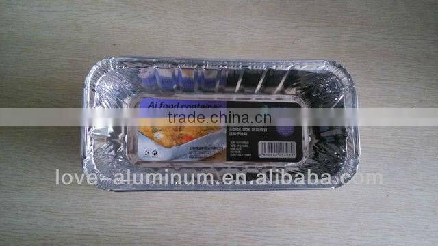 Best-selling of the Disposable Aluminum Foil Rectangle Food Container For Turkey
