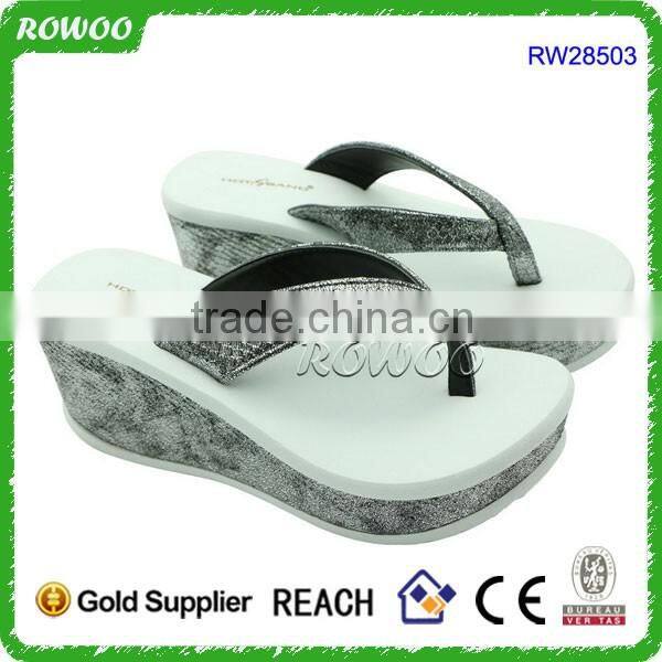 New Women Flip Flops Platform Thong Sandals Fashion Wedge Heel Snake Shoes