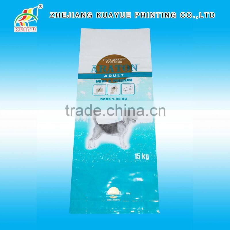 Plastic pet food bag / Metallized dog food bag