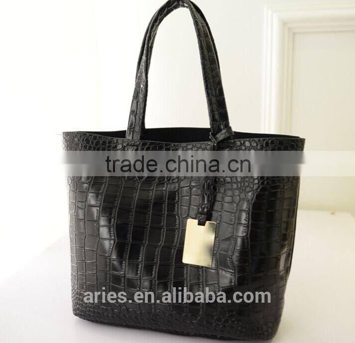 new 2015 Selling Women PU Leather Handbag,Tote Shoulder Bags large capacity PU weave bags fashion design