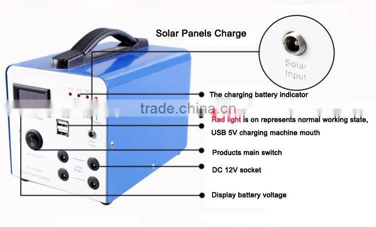 XGX1212-20W portable energy saving solar power system with solar inverter