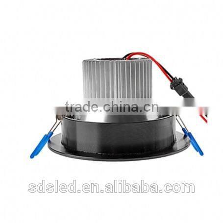 LED downlight 5W 450Lm down light Cool White-Black high power led downlight