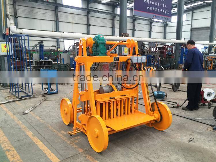 QT40-3B WANTE BRAND portable egg layer cement block making machine price