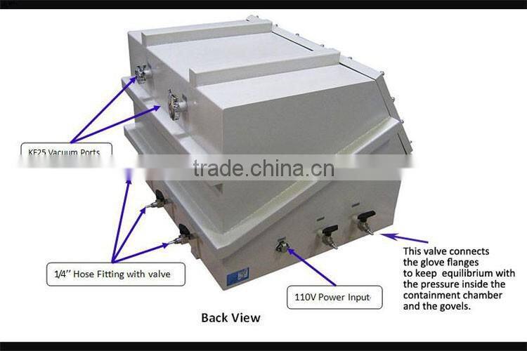 Benchtop Stainless Steel Vacuum Glove Box for sale