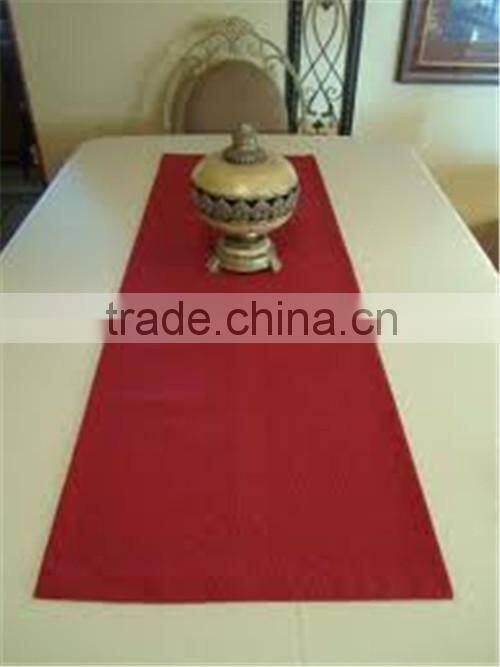 2014 High Quality Violet Organza Table Runner