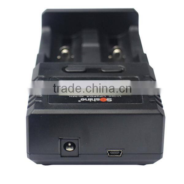 LCD Universal Charger for Li-ion/LiFePO4 26650 18650 9V NiMH C AA AAA intelligent portable battery charger 18650 battery charger